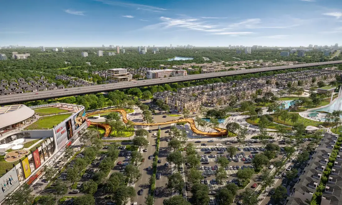 Cầu rồng biểu tượng Thanh Phú Centre Point
